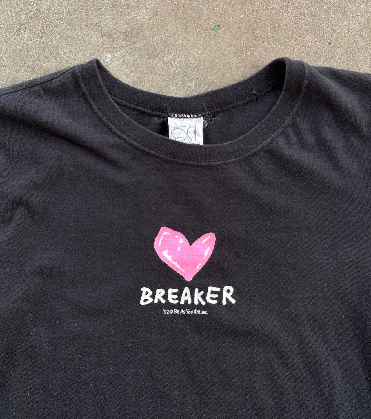 2000s Heart Breaker Baby Tee