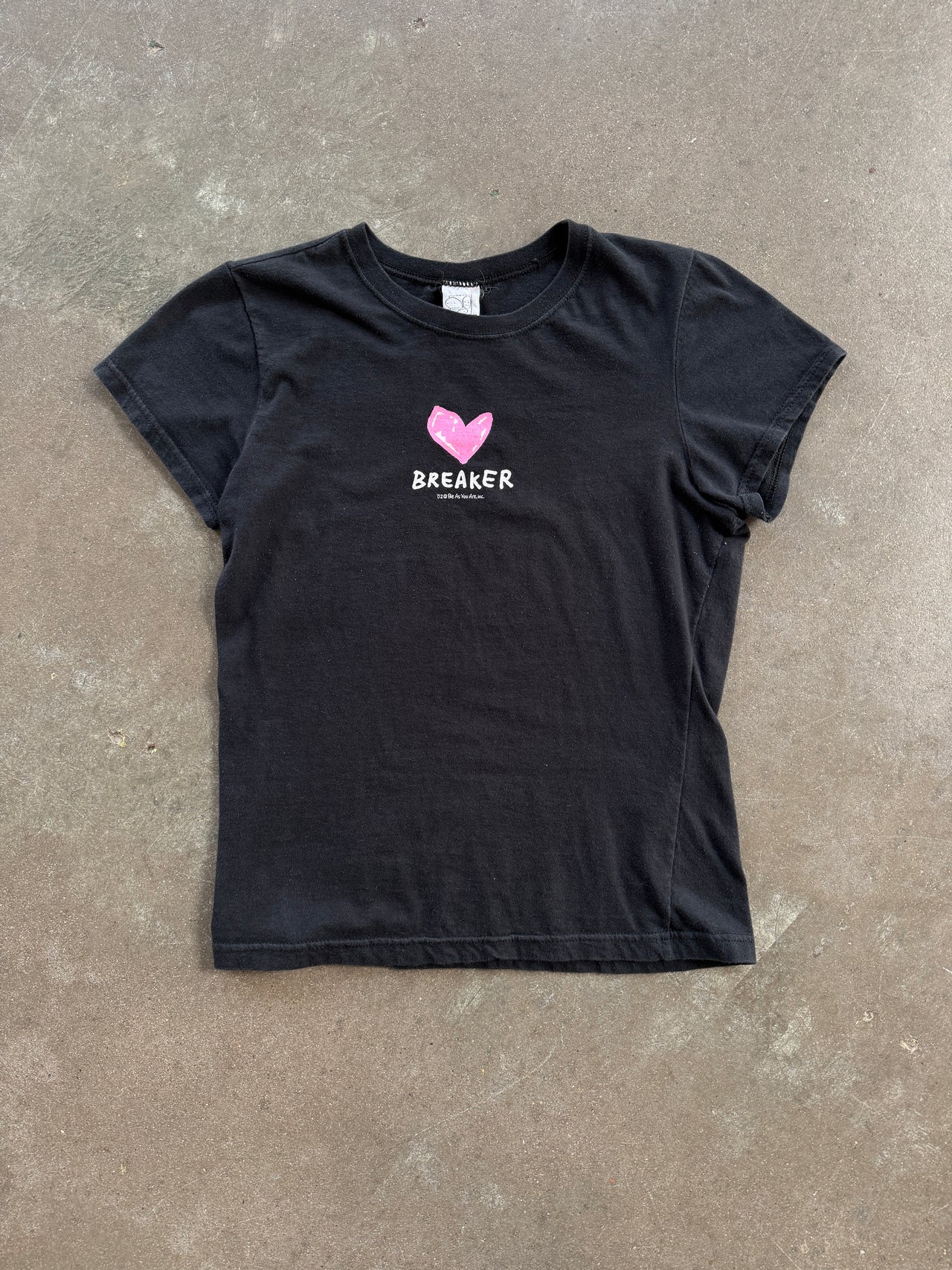 2000s Heart Breaker Baby Tee