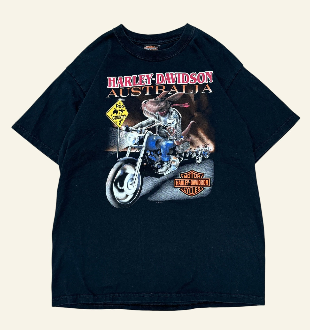 2000s Harley Davidson Kangaroo Tee