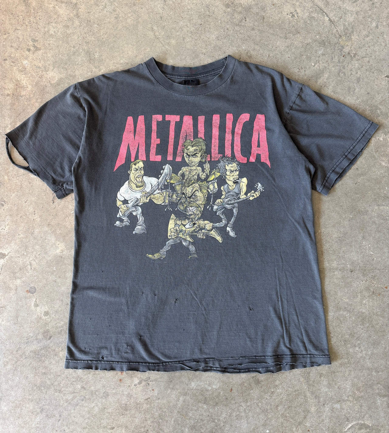 1990s Metallica Caricature Tee