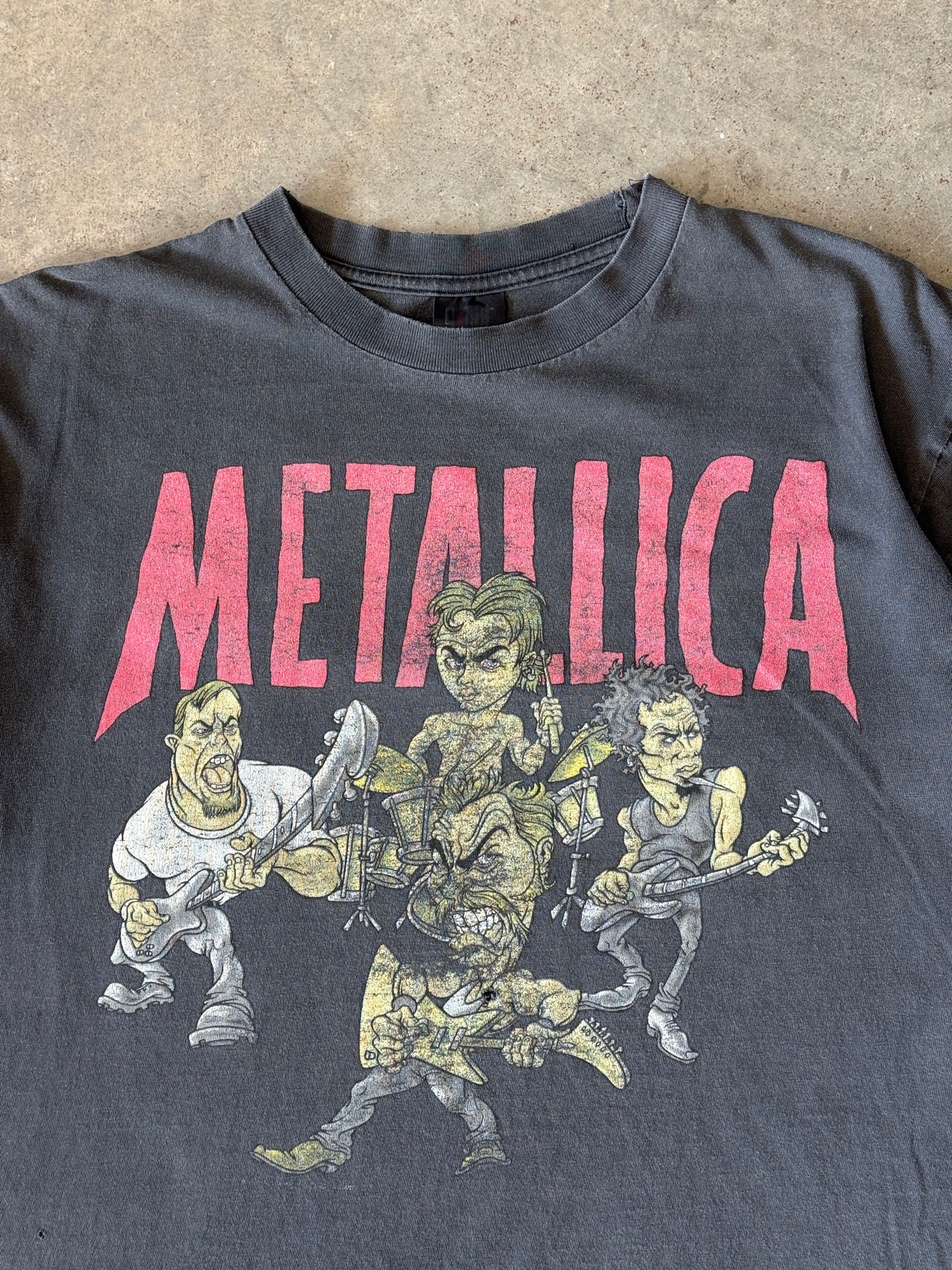 1990s Metallica Caricature Tee