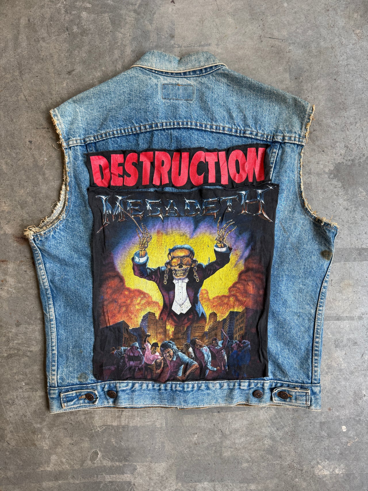 80s Levi's Metal Band Vest