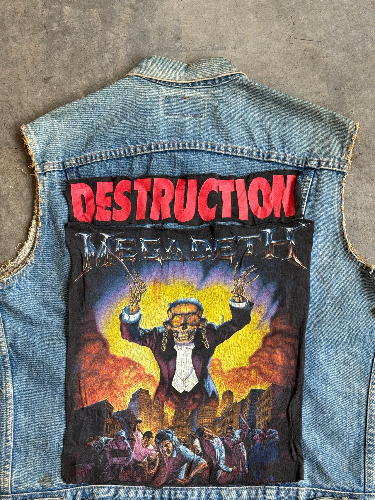 80s Levi's Metal Band Vest