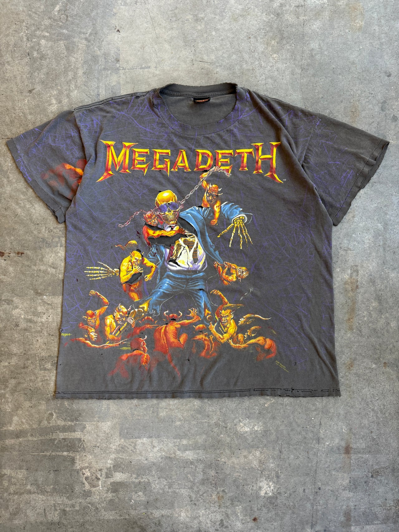 90s Megadeth All Over Print